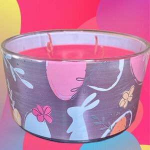 Partylite Colorful Scented Candle with Bunny Design
